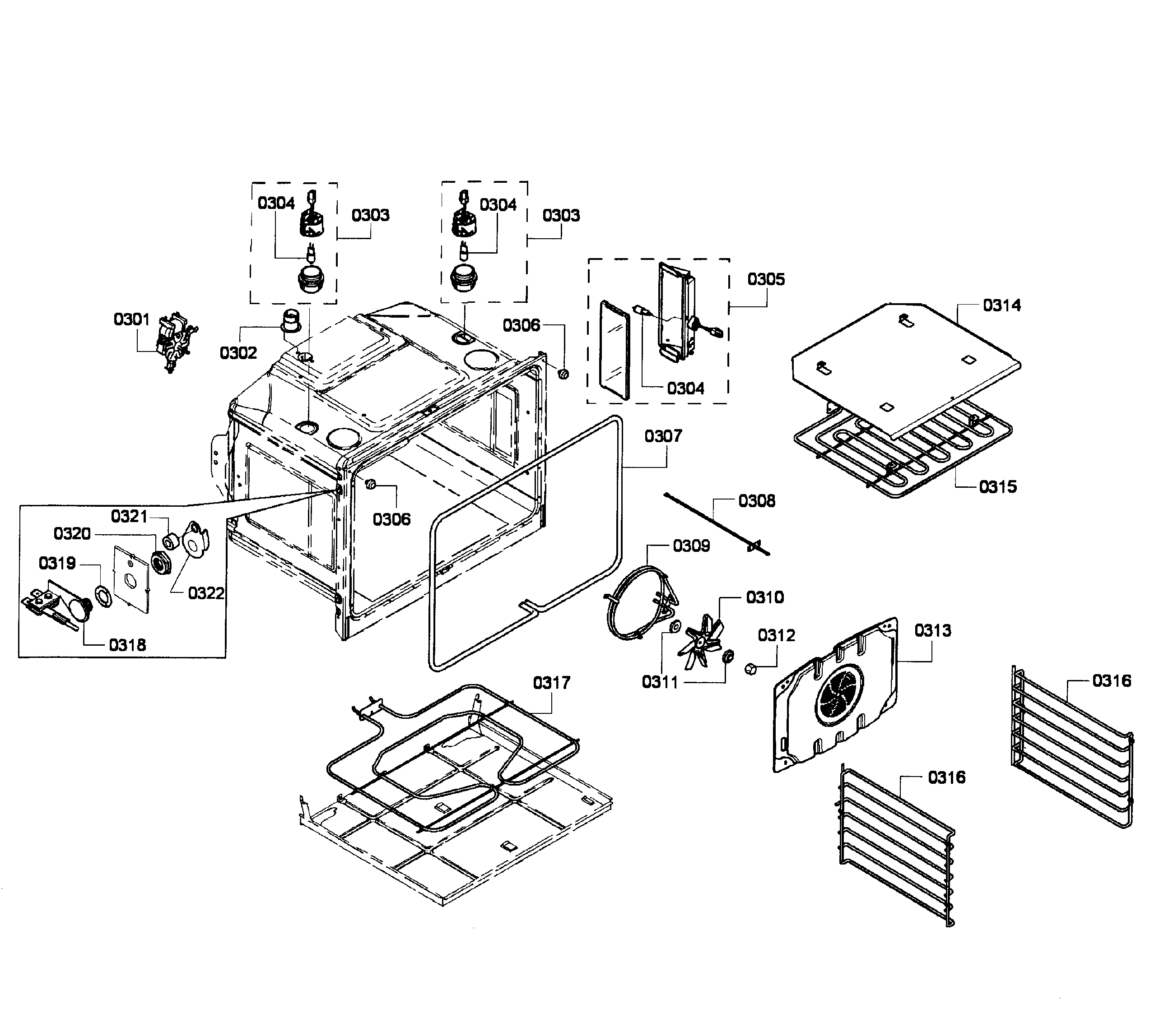 Oven assy