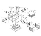 Bosch HBL8450UC/09 oven assy diagram