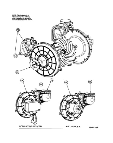 Inducer assy