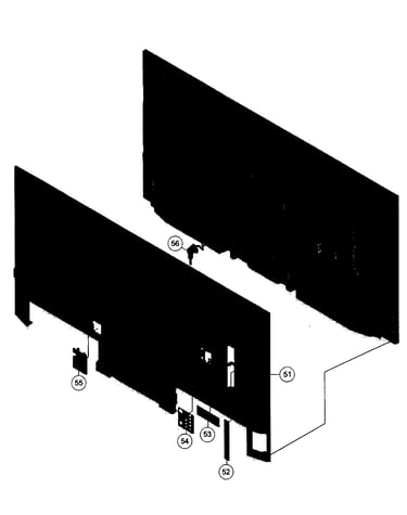 Rear cabinet