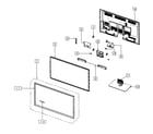 Samsung PN51F4500AFXZA-US02 cabinet parts diagram