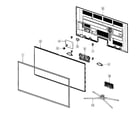 Samsung PN51F5300AFXZA-US01 cabinet parts diagram