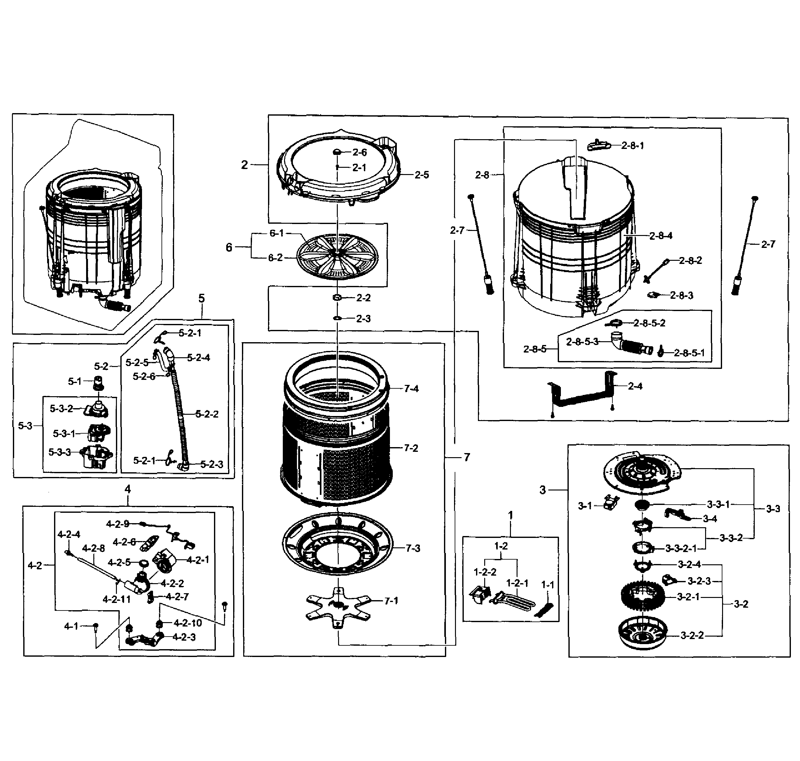 Tub assy