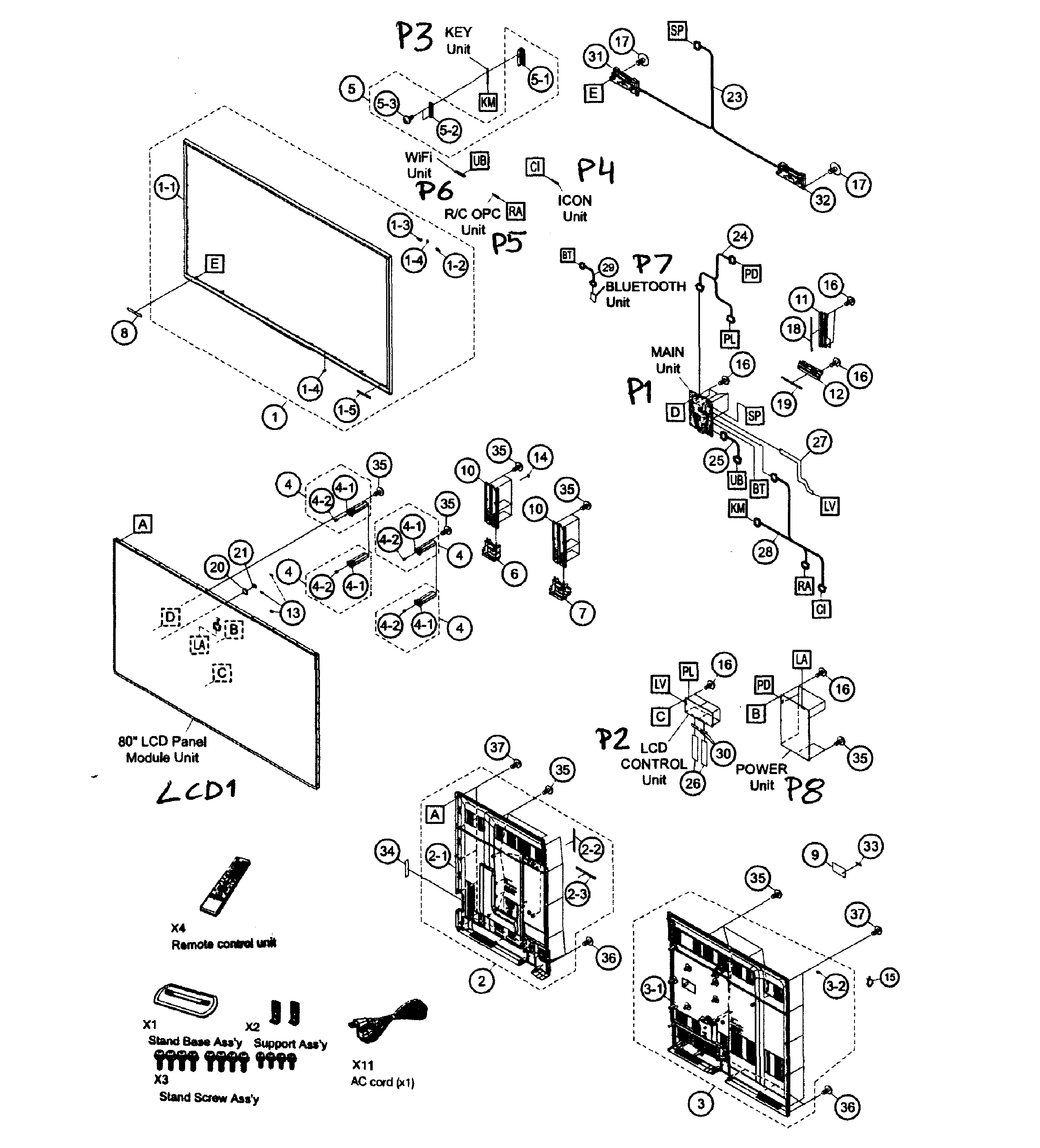 Cabinet parts