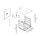 Bosch HBN5450UC/01 cabinet assy diagram