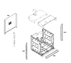 Bosch HBN5450UC/02 cabinet assy diagram