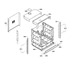 Bosch HBN5450UC/04 cabinet assy diagram