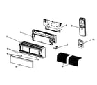 Mitsubishi MSY-GE15NA-8 cabinet parts diagram