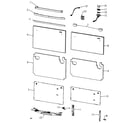 Fisher & Paykel DD603-88445-B front panels 2 diagram