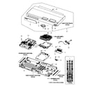 Samsung BD-F7500/ZA-TJ01 cabinet parts diagram