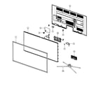 Samsung PN64F5300AFXZA-US01 cabinet parts diagram