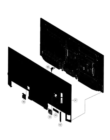 Rear cabinet