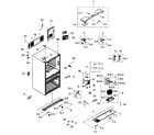 Samsung RF31FMEDBSR/AA-01 cabinet assy diagram