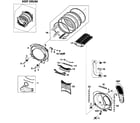 Samsung DV520AEW/XAA-01 drum assy diagram