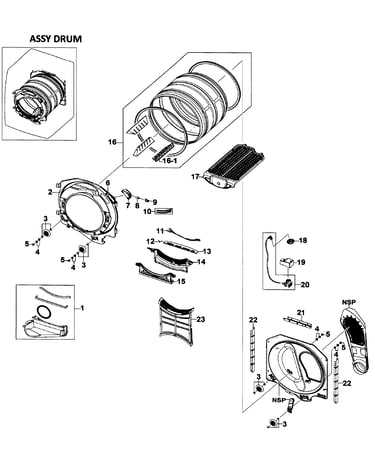 Drum assy