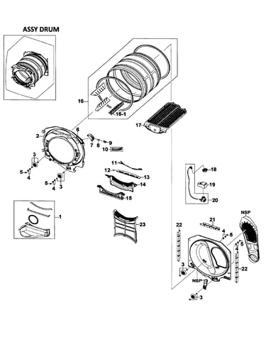 Drum assy