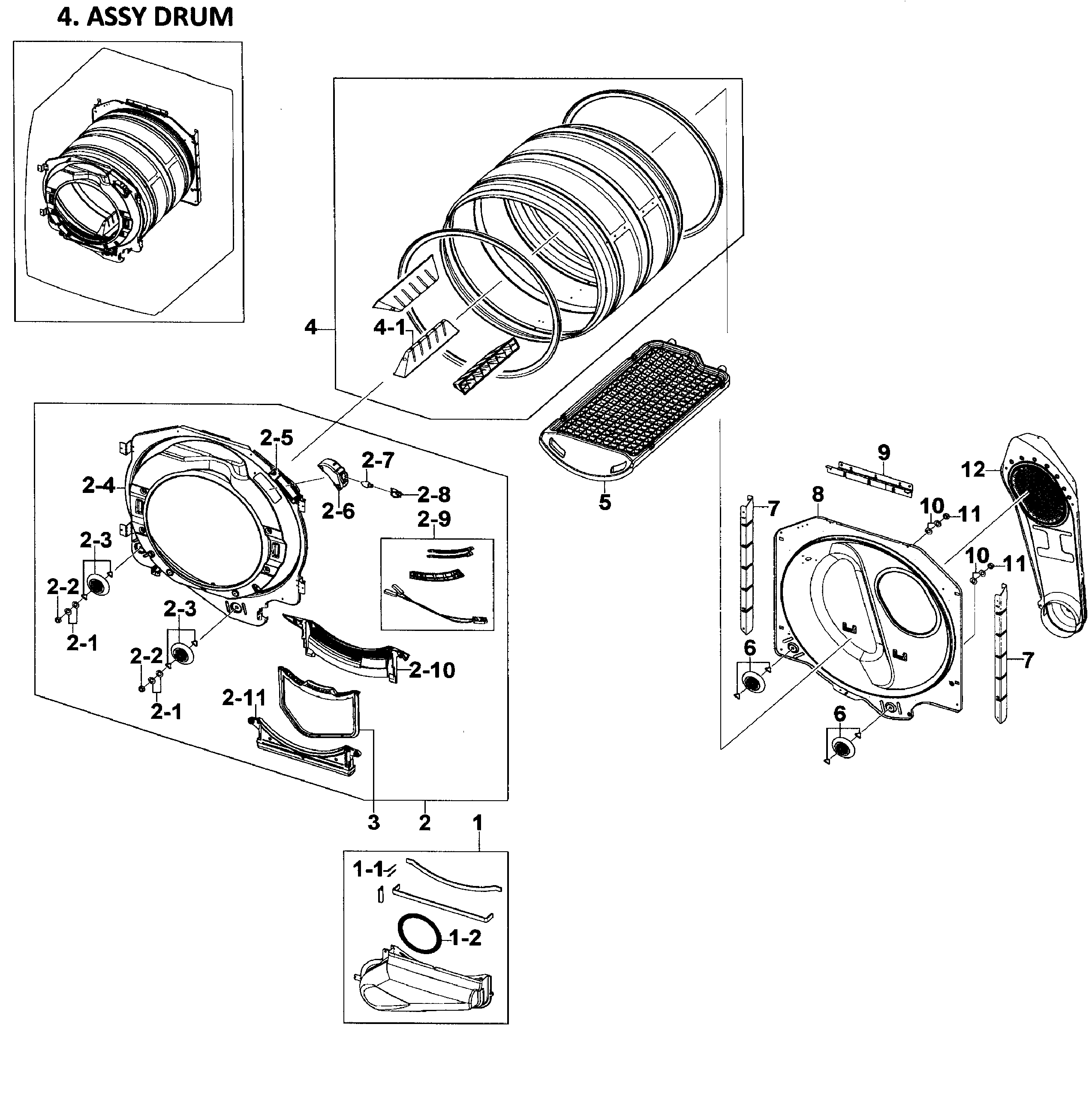 Drum assy