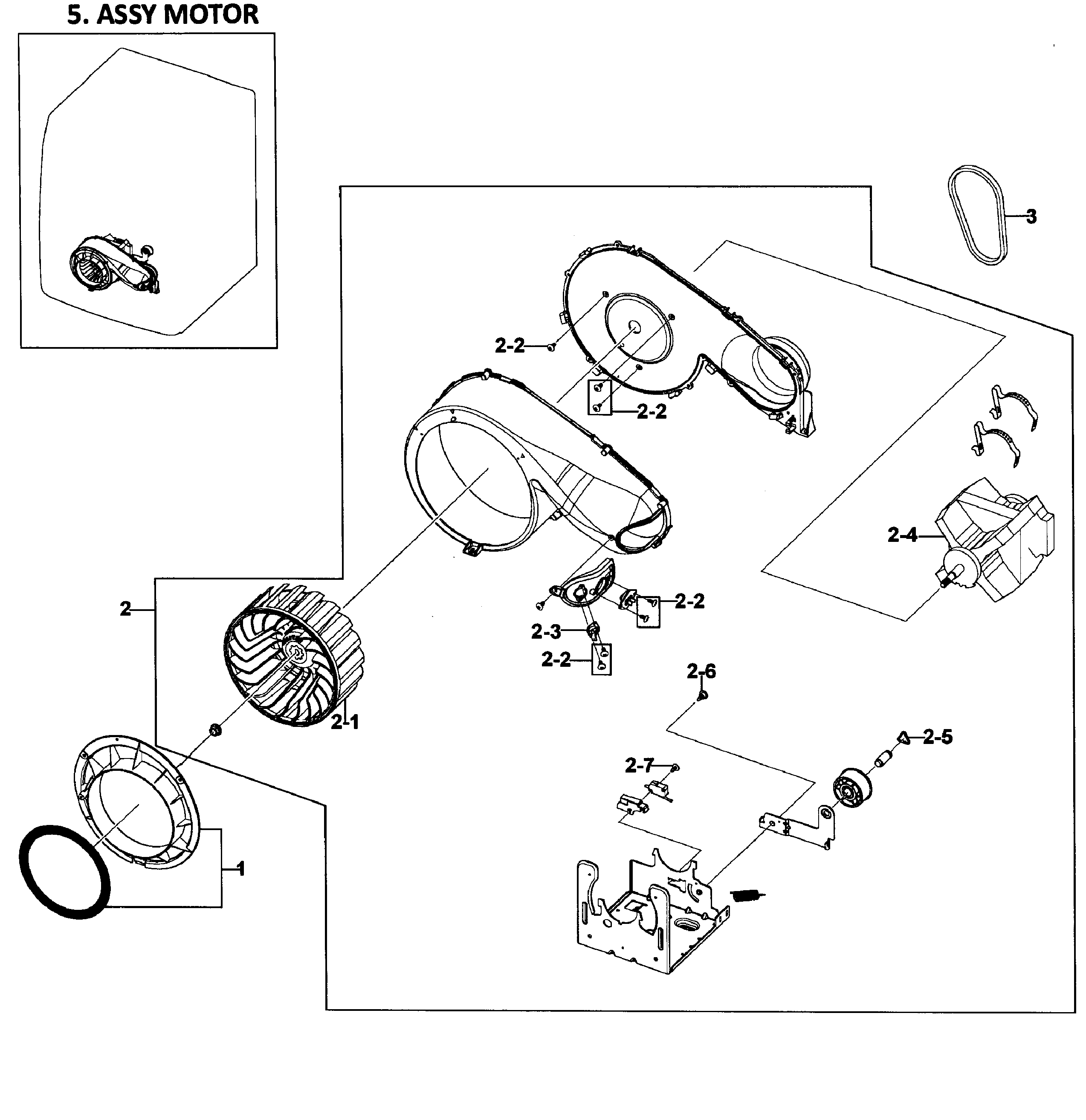 Motor assy