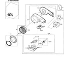Samsung DV448AGW/XAA-01 motor assy diagram