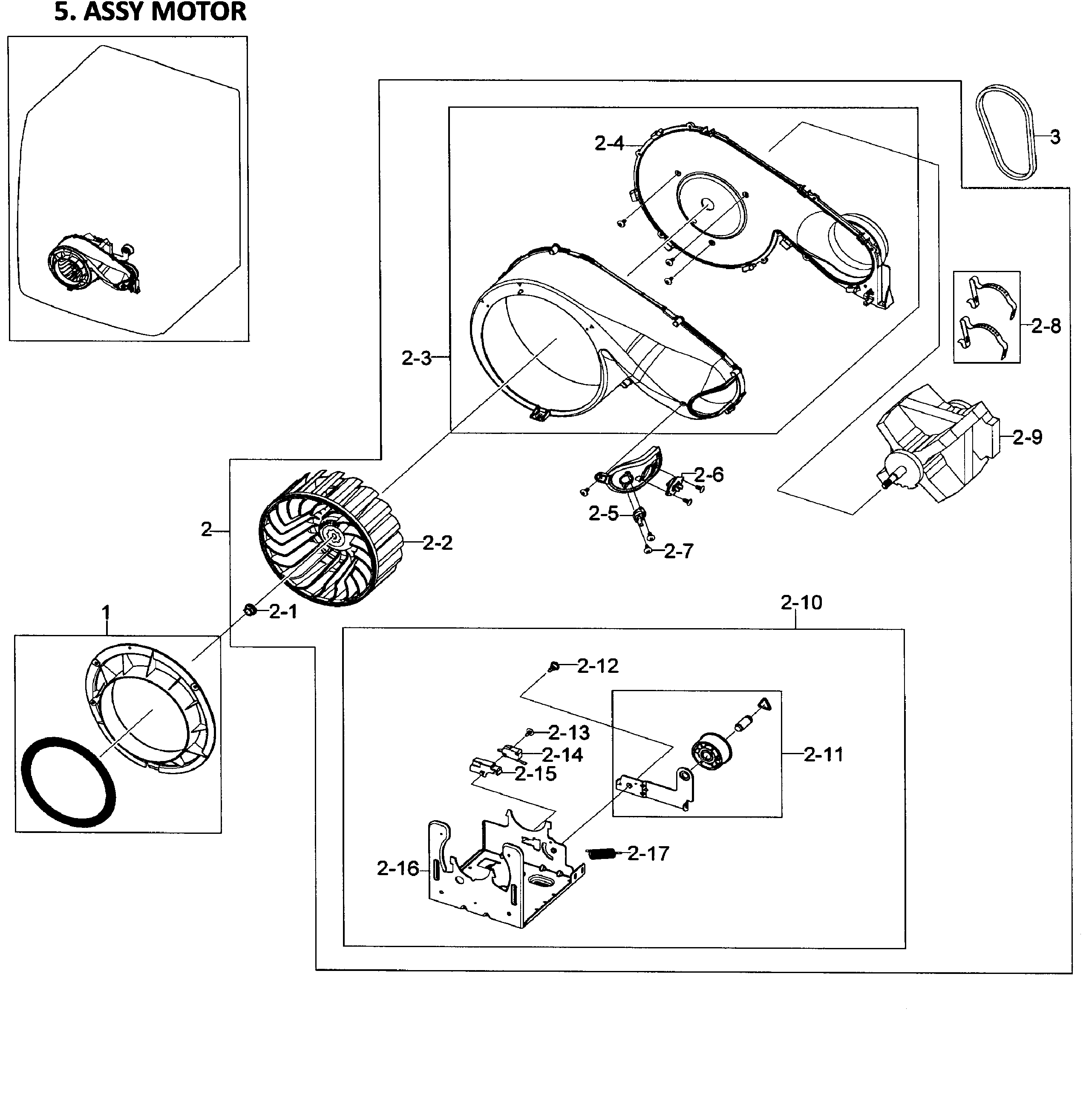 Motor assy