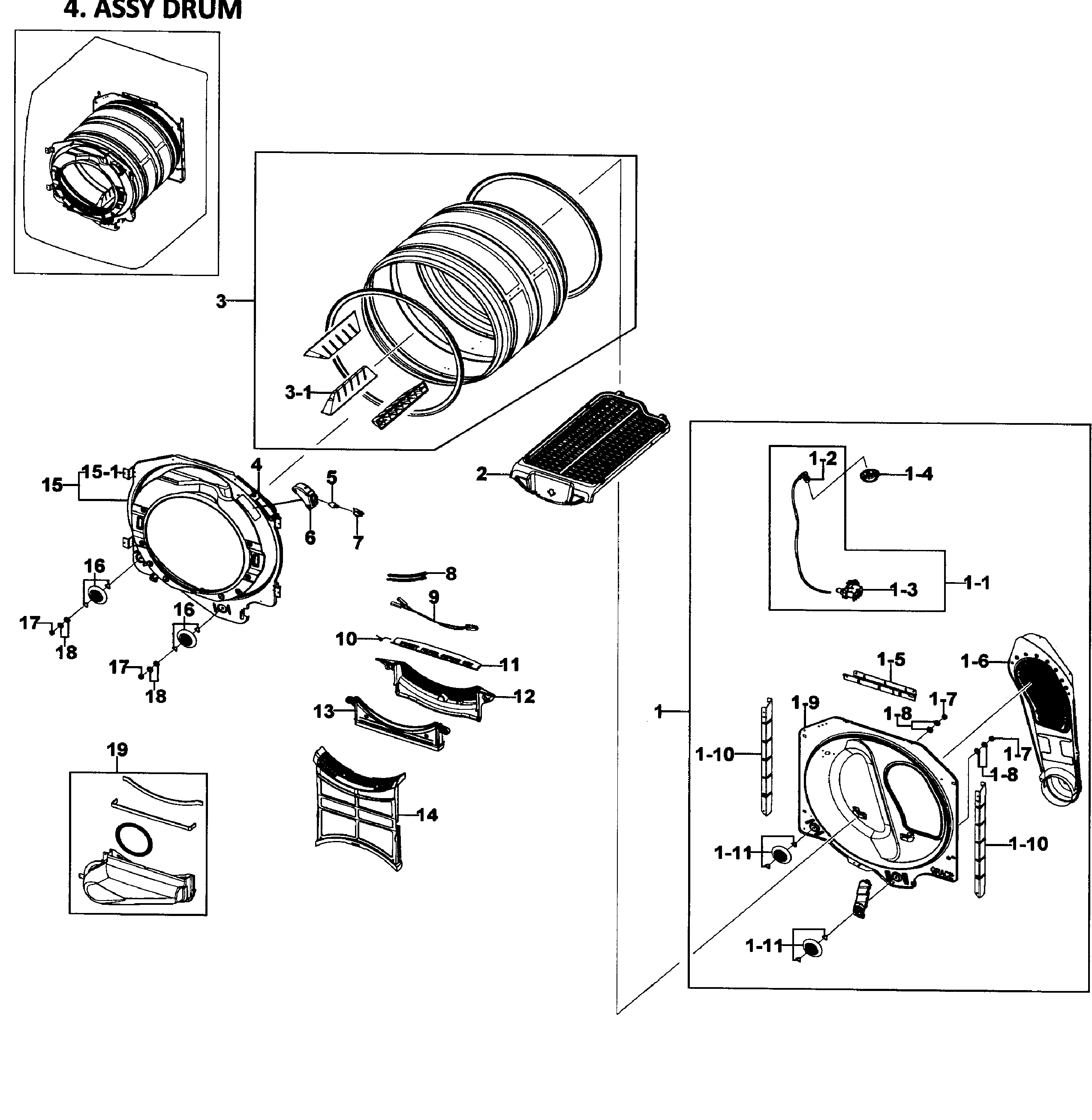 Drum assy