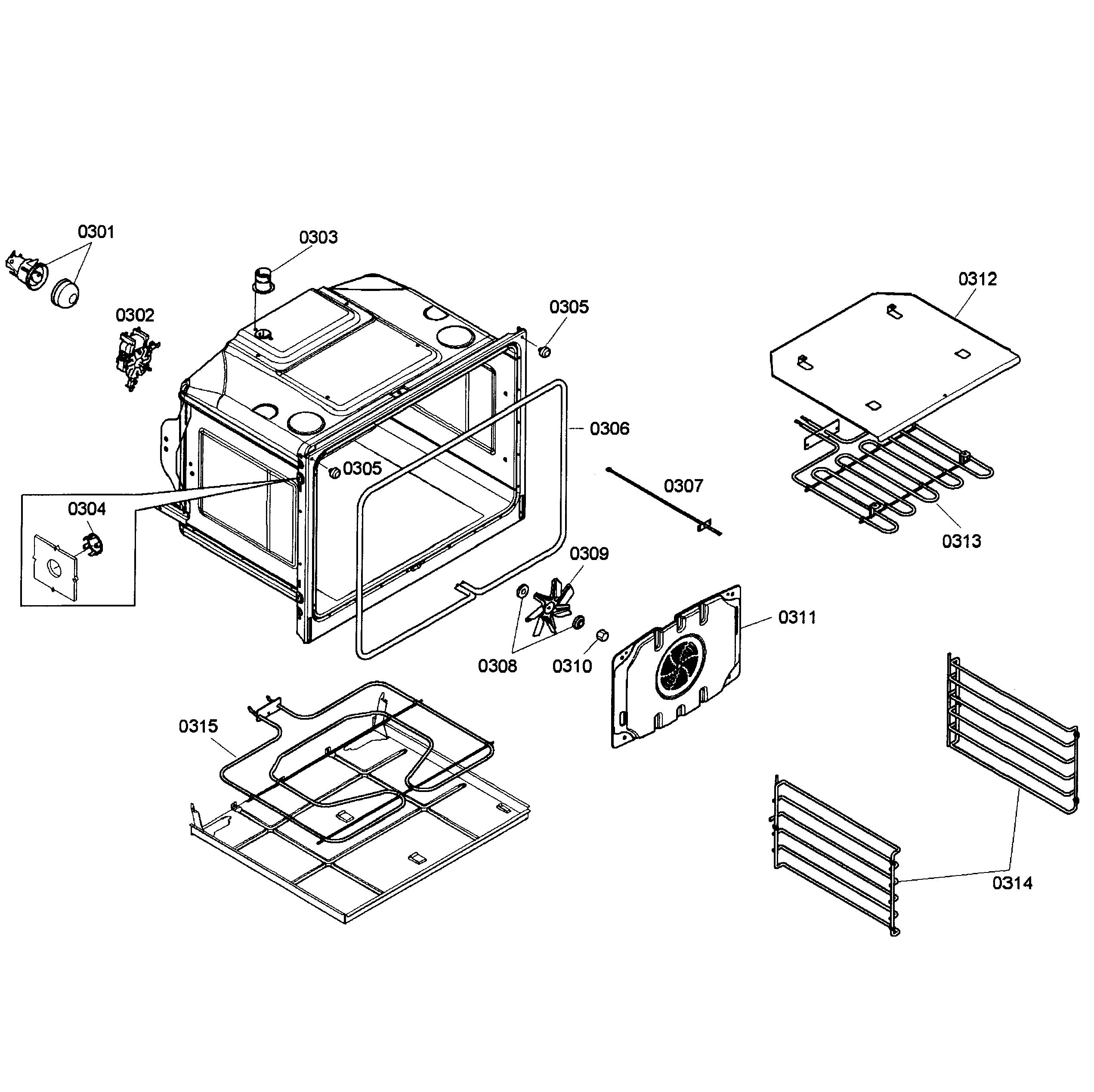 Oven assy