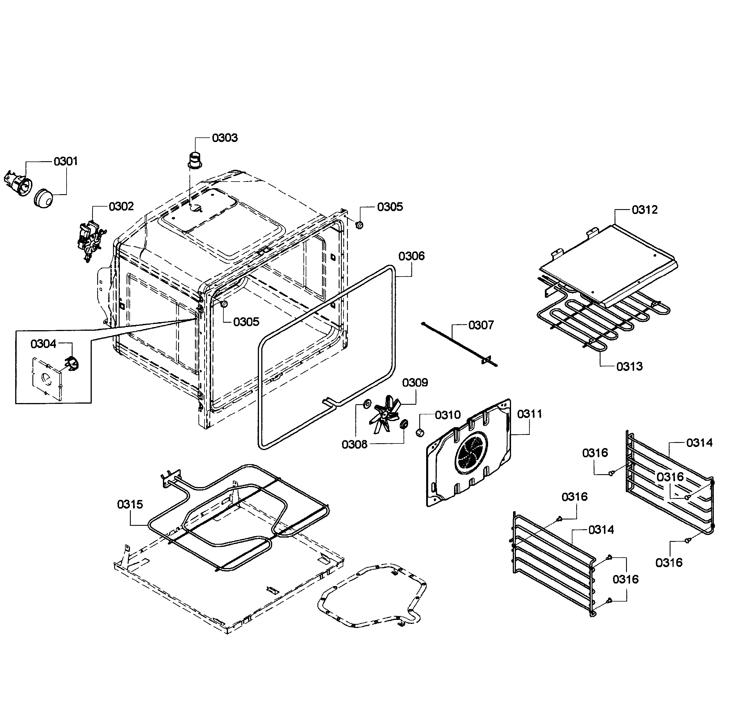 Oven assy