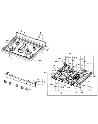 Cooktop assy