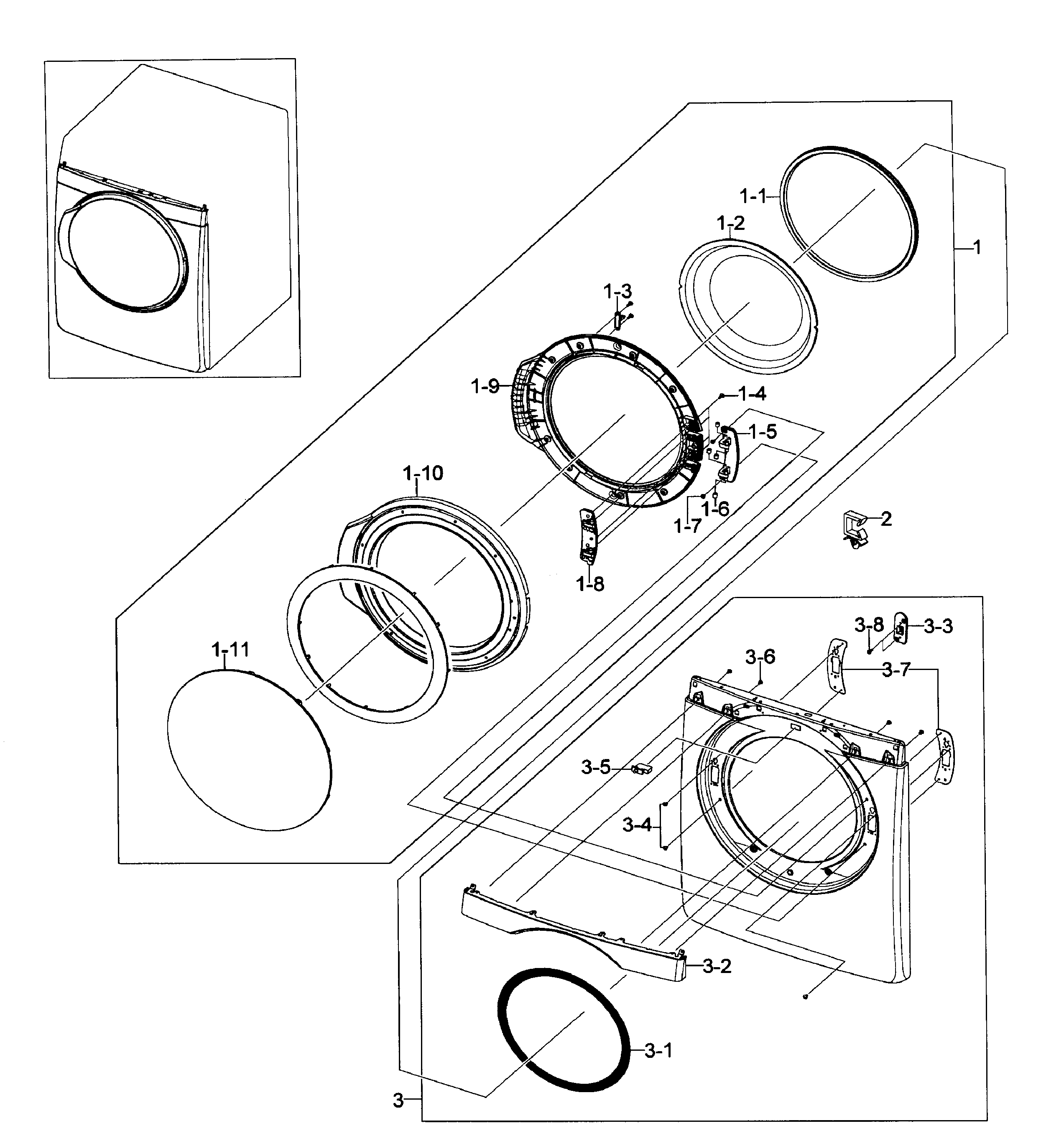 Front/door assy