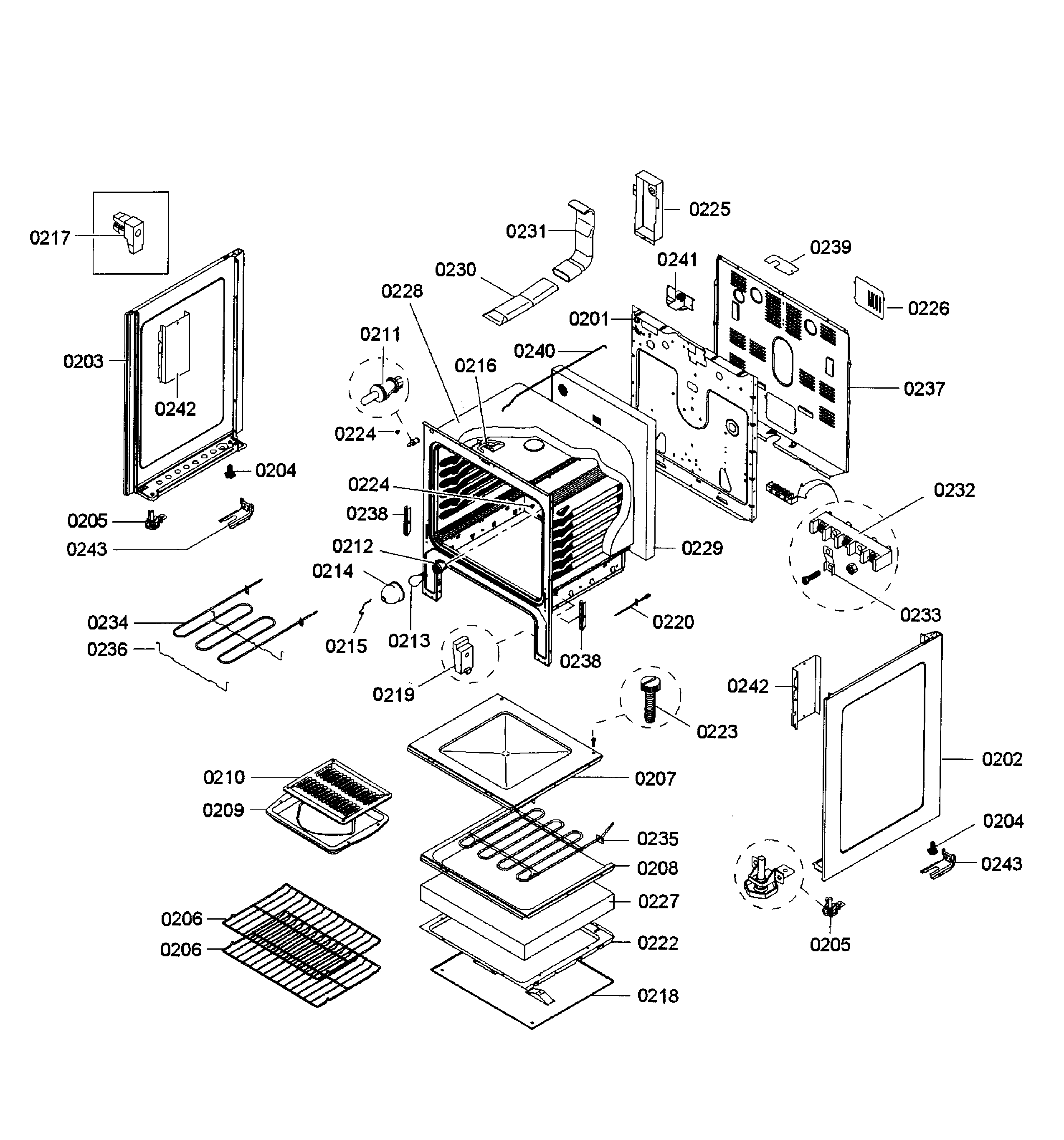 Oven assy