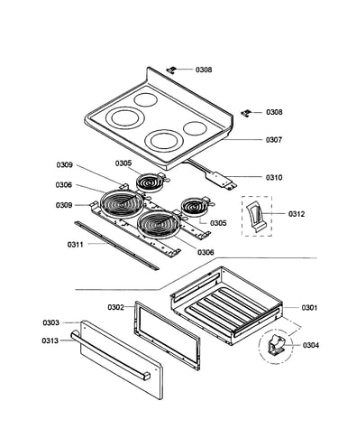 Drawer/top assy