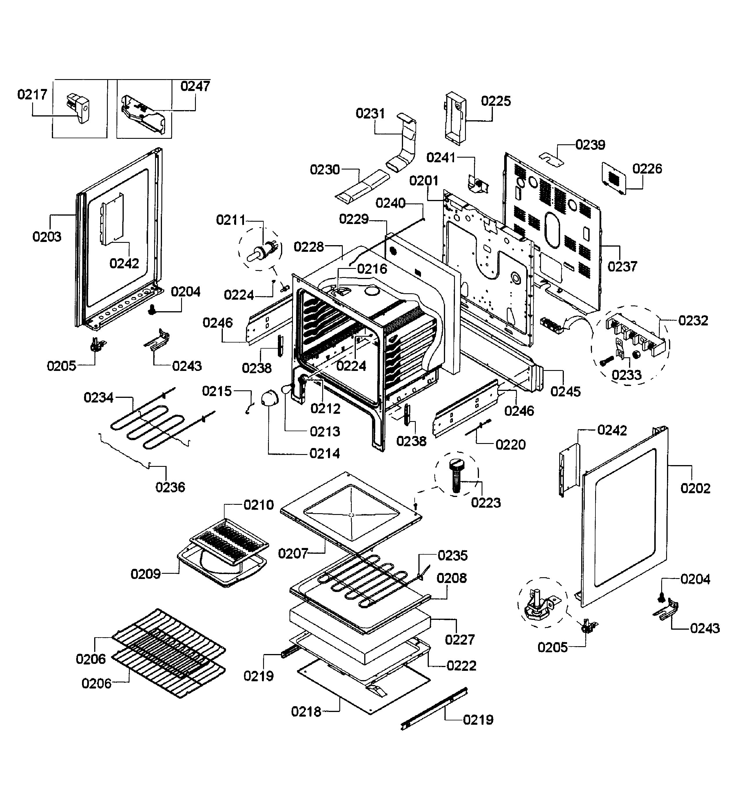 Oven assy