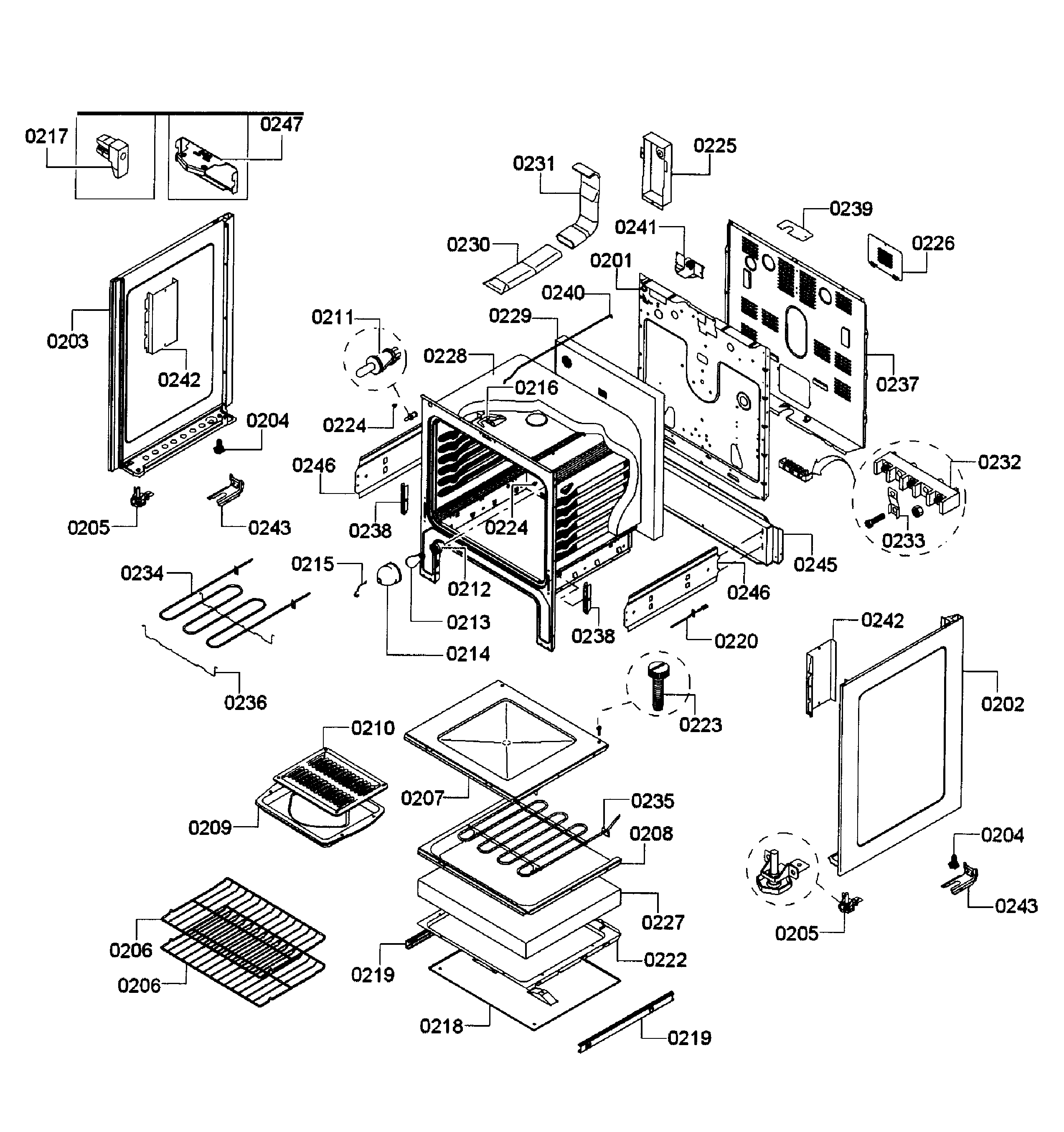 Oven assy