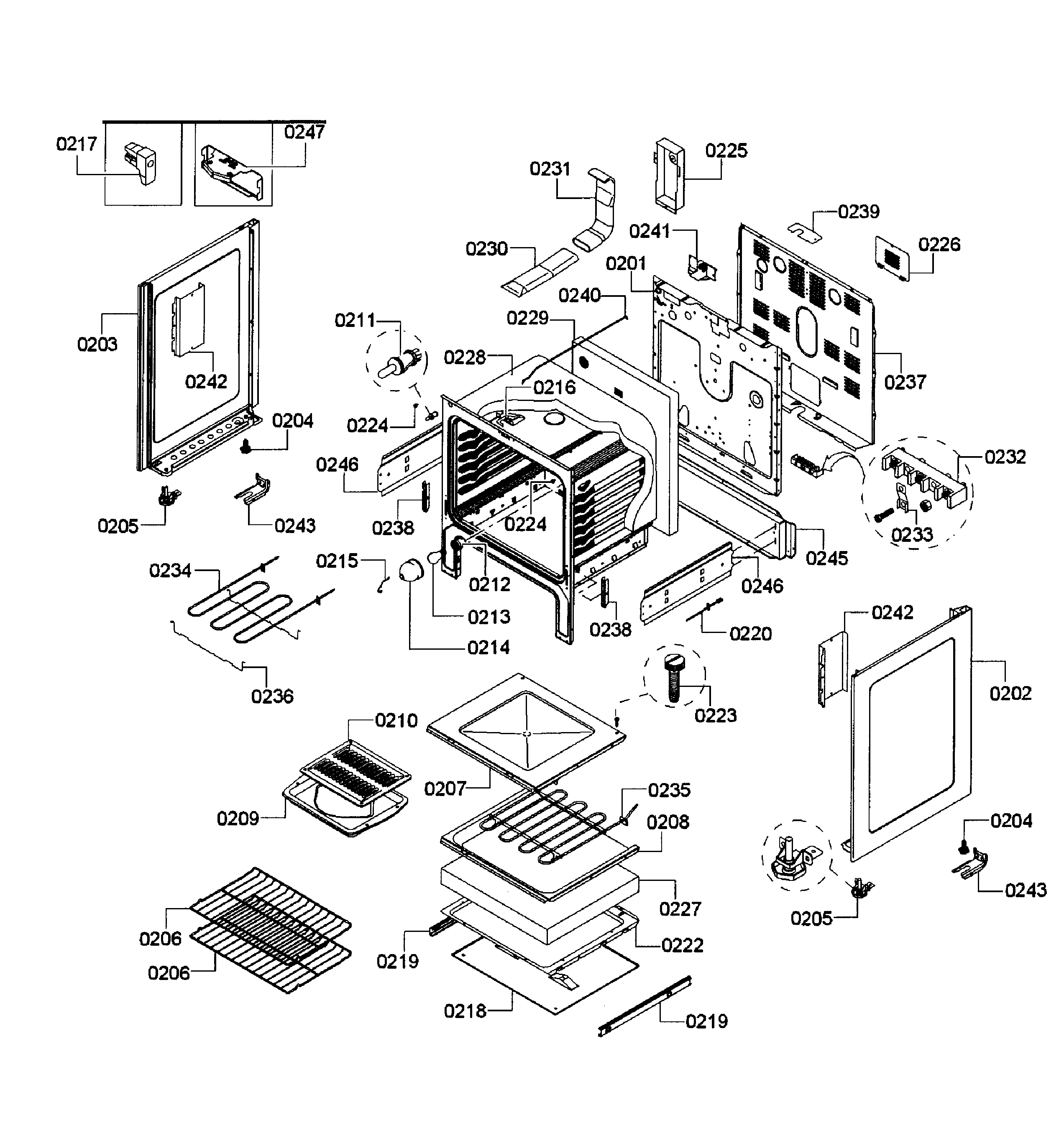 Oven assy