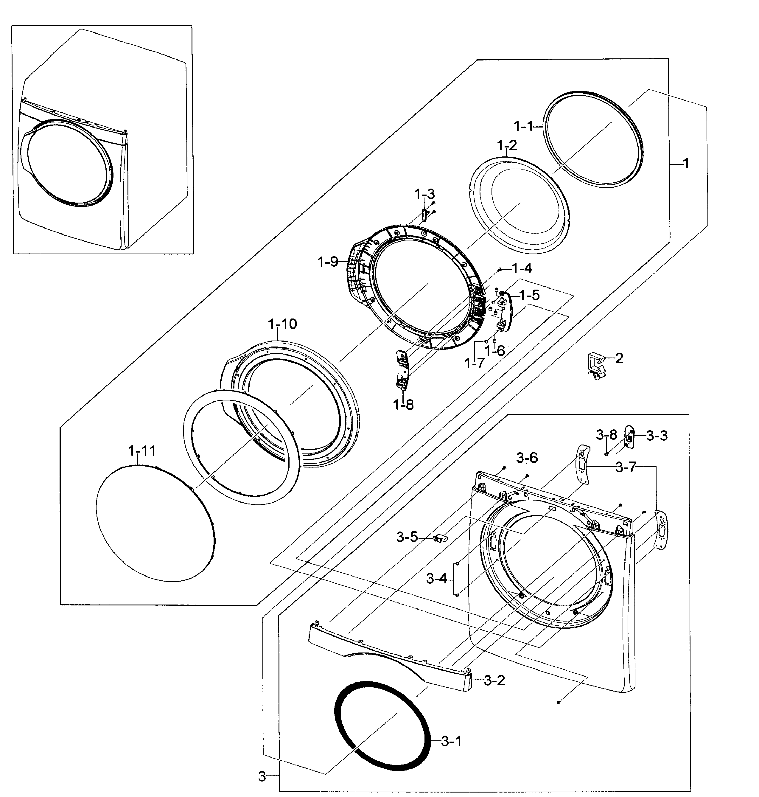 Front/door assy