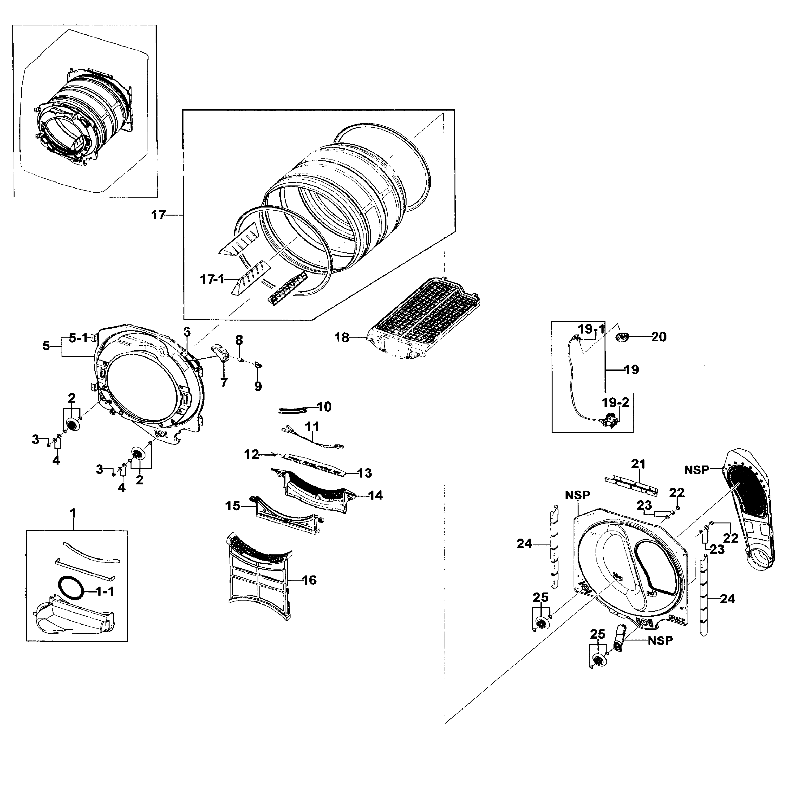 Drum assy