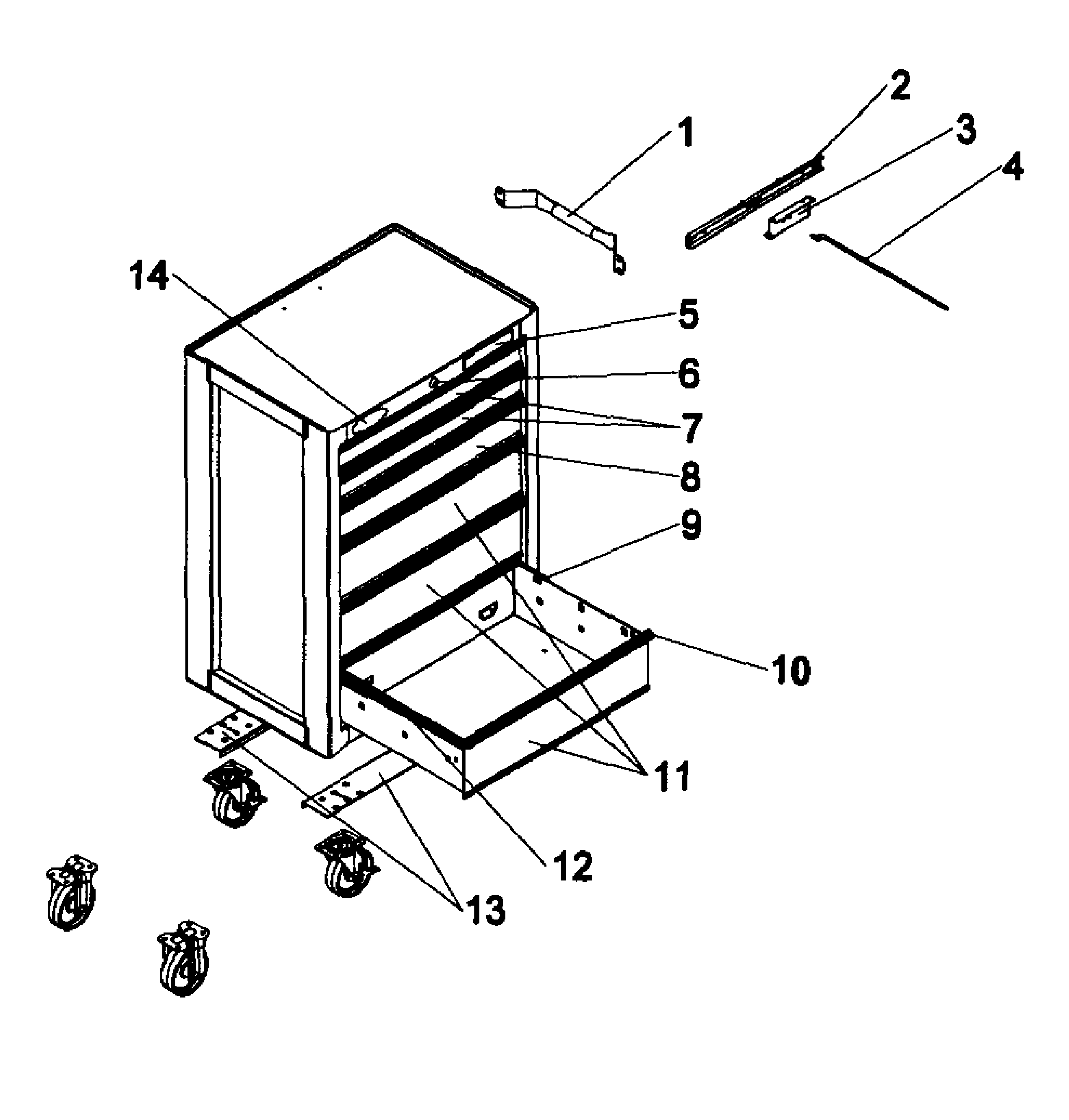 Cabinet parts