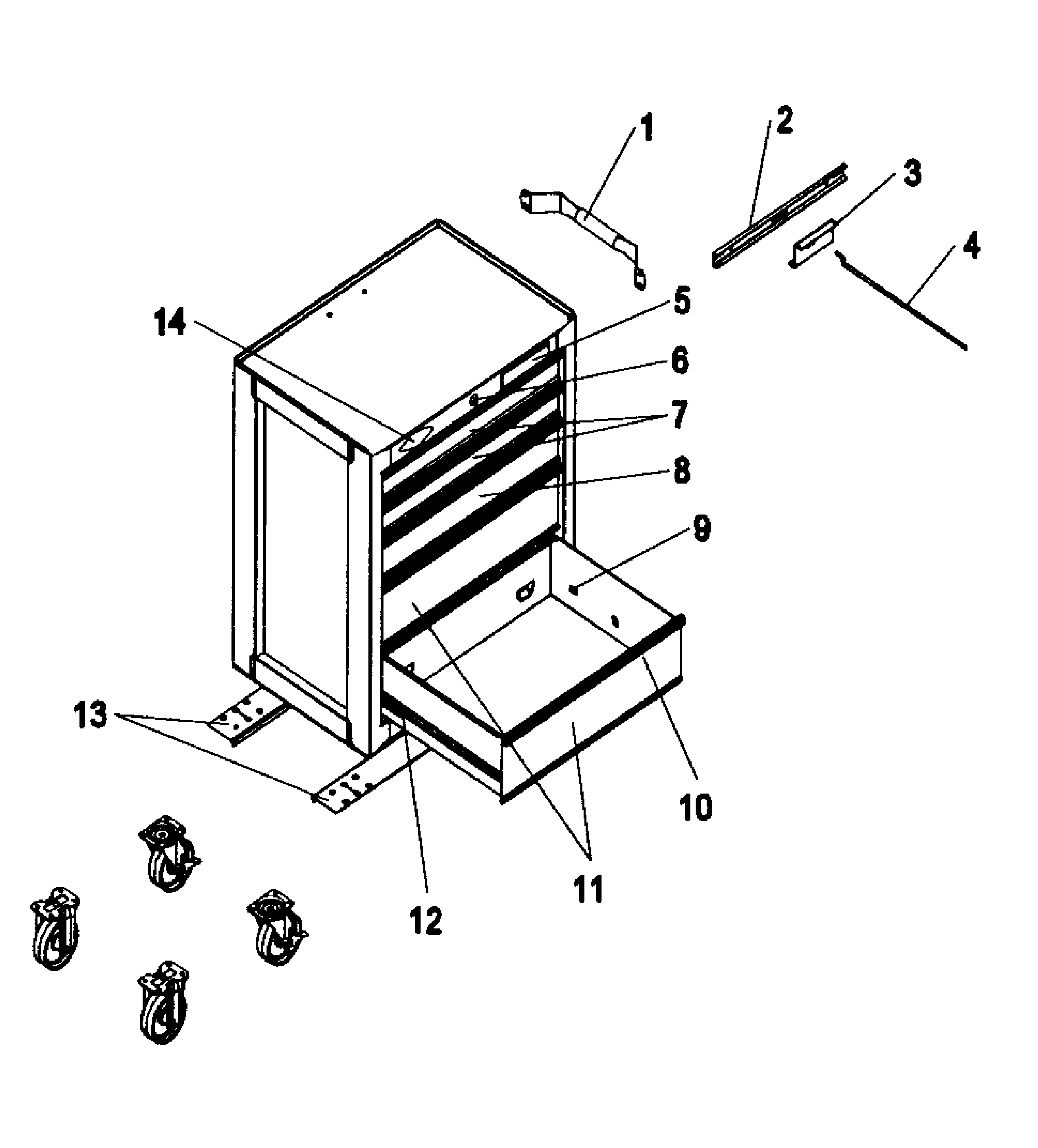 Cabinet parts