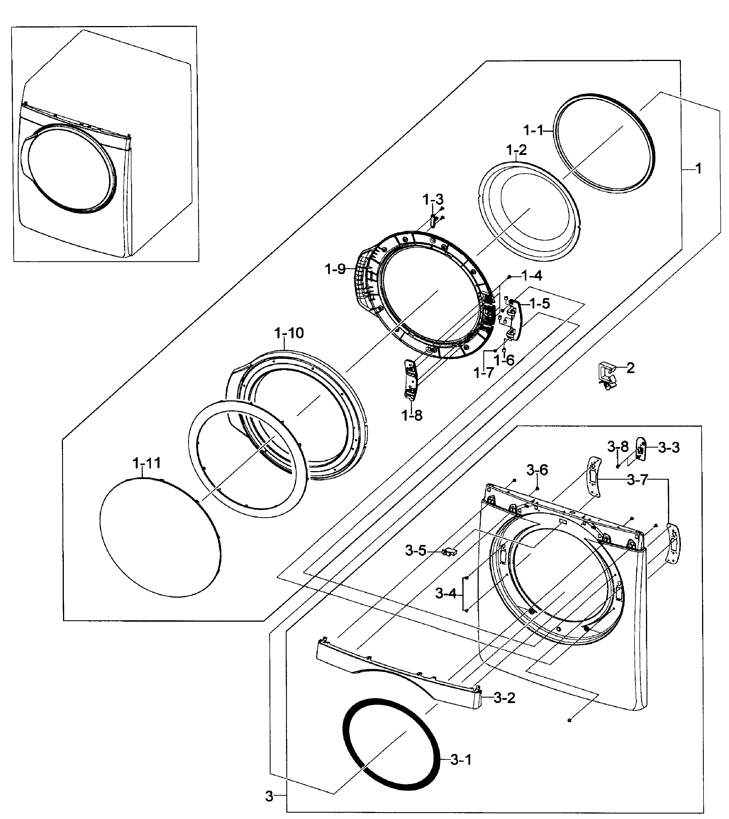 FRONT/DOOR ASSY