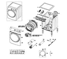 Samsung DV520AGP/XAA-02 main assy diagram