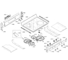 Bosch HES7282U/05 control panel diagram