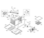 Bosch HES7282U/05 oven assy diagram