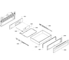 Bosch HES7282U/05 drawer assy diagram