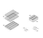 Bosch HES7282U/05 shelfs diagram