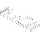 Bosch HES7282U/08 drawer assy diagram