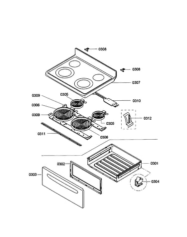 Drawer/top assy