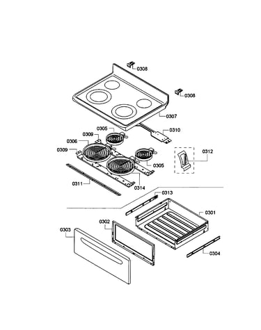 Drawer/top assy