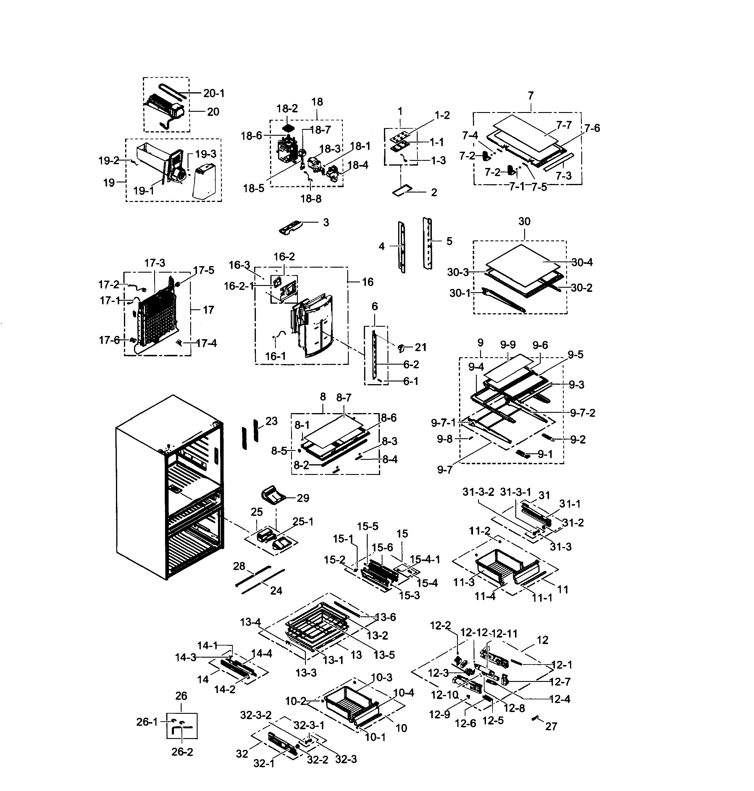 Refrigerator / icemaker