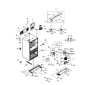 Samsung RF24FSEDBSR/AA-00 cabinet diagram