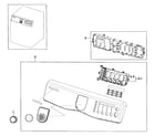 Samsung DV409AER/XAA-01 control panel diagram